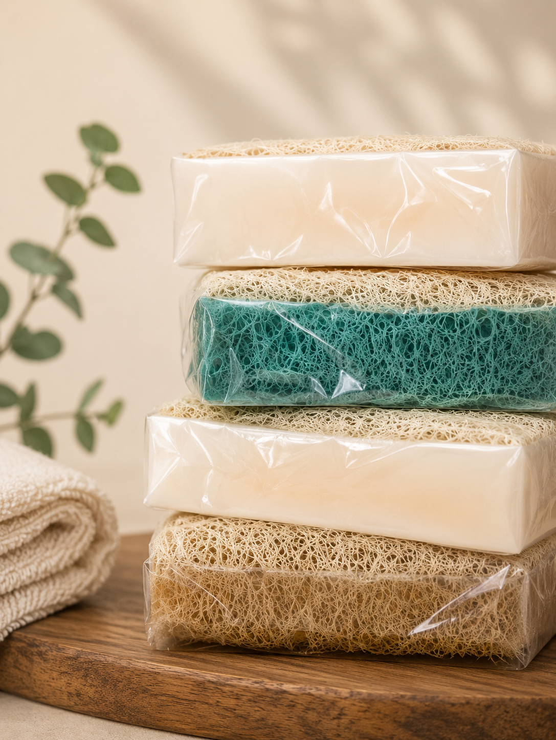 Savons naturels en fibres de citrouille