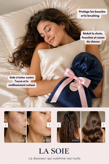Bonnets de nuit en soie