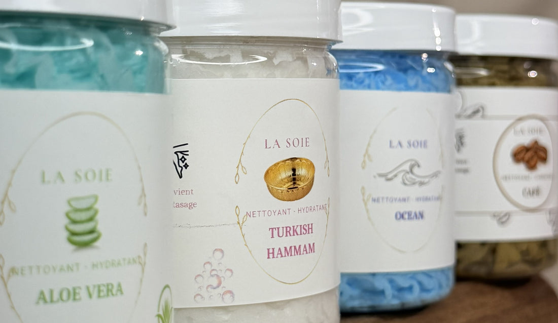 Savons chantilly pour le corps — rituel LA SOIE